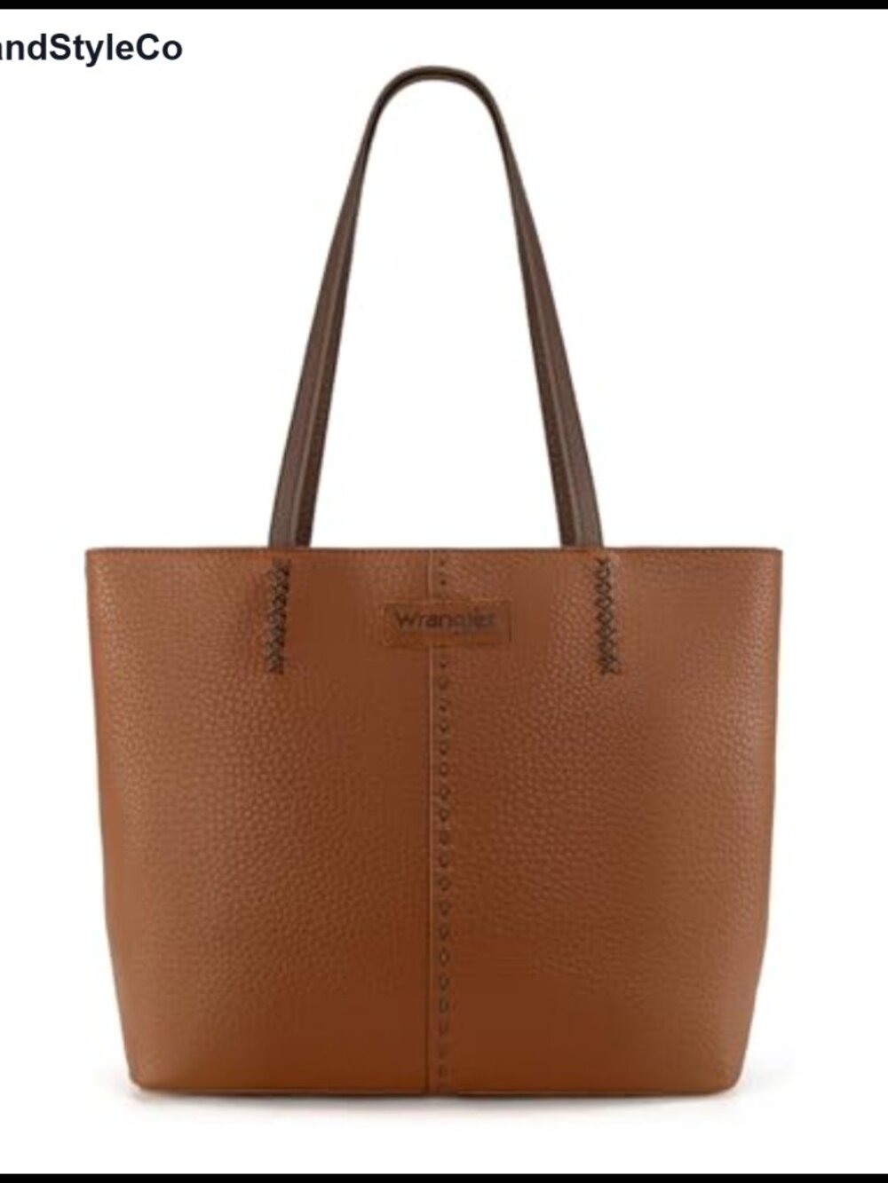 Wrangler Tote Bag PU Vegan Leather Shoulder Purse Hobo Satchel Top Handle